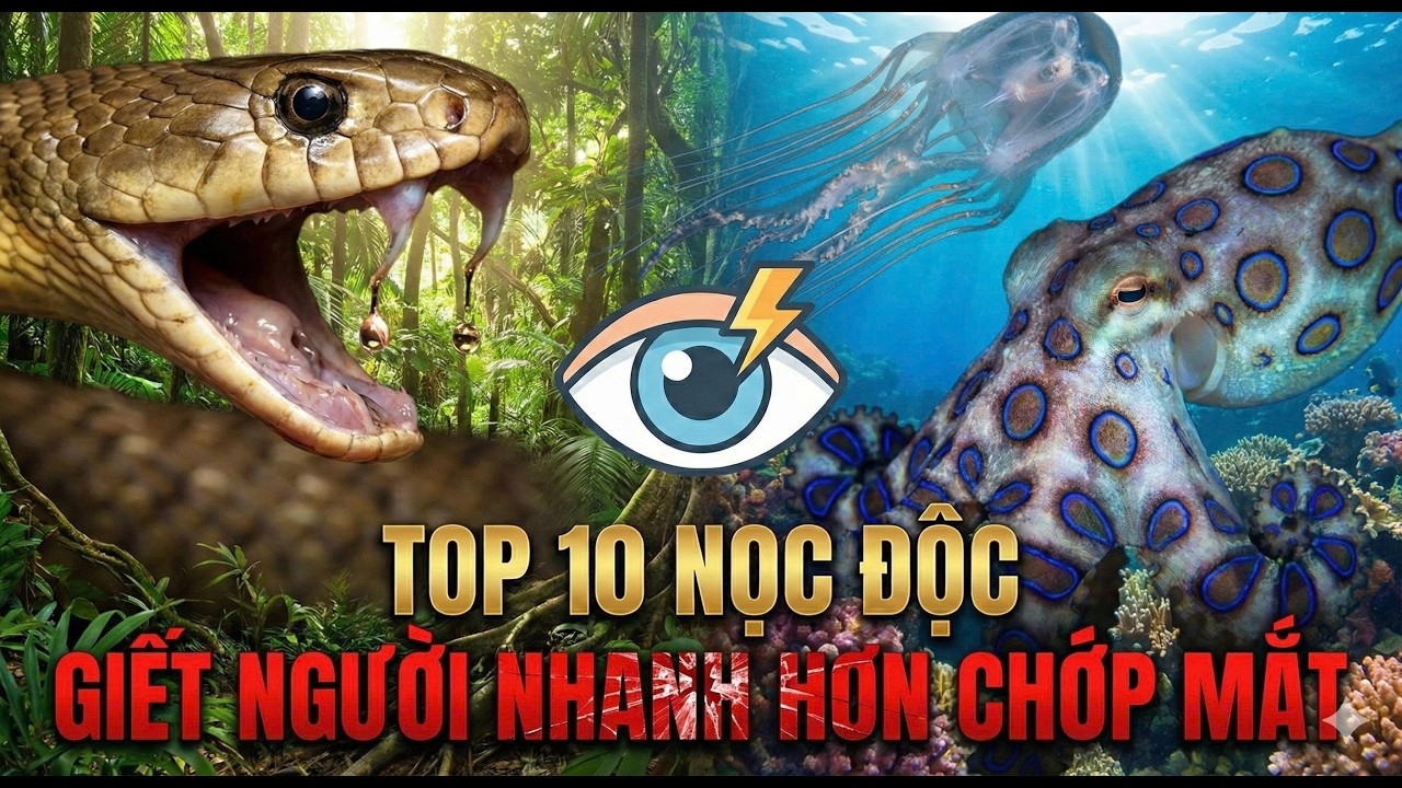 Top 10 Loài Động Vật Có Nọc Độc Giết Người 