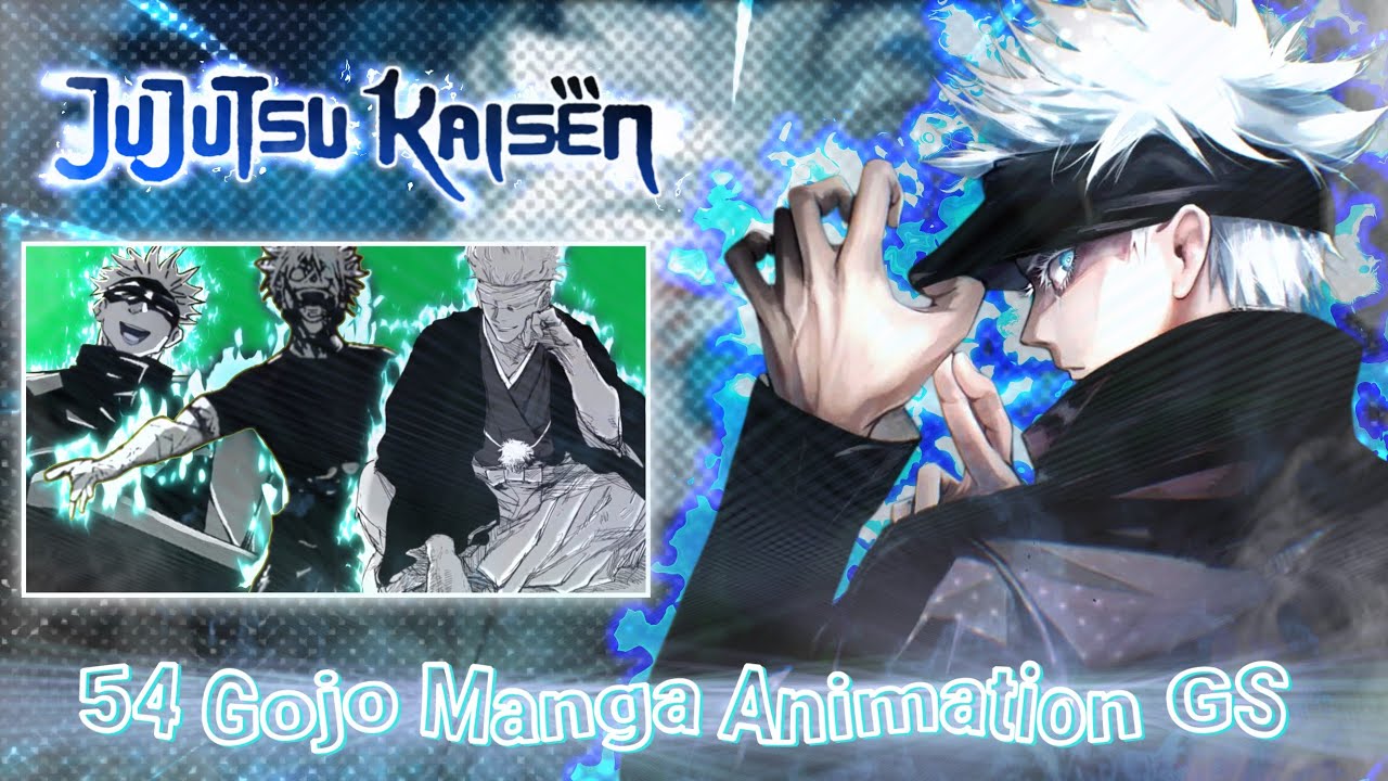 Gojo Manga Animation Green Screen for Edit [Pack 1]