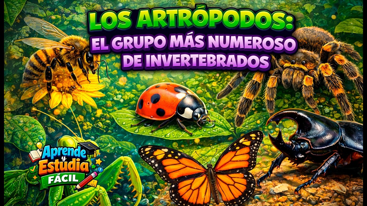 El grupo que conquistó la Tierra entera | Los Artrópodos: El grupo más numeroso de invertebrados