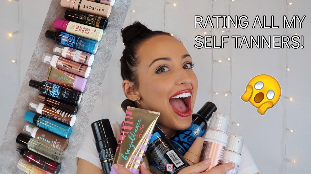 RATING ALL OF MY SELF TANNERS FROM WORST TO BEST! | BALI BODY, BONDI SANDS, LOVING TAN, AND MORE!
