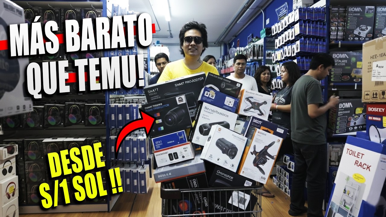 La IMPORTADORA DIRECTA en LIMA MÁS BARATA que TEMU! Productos Tecnológicos a S/1 Sol ¿Real o estafa?