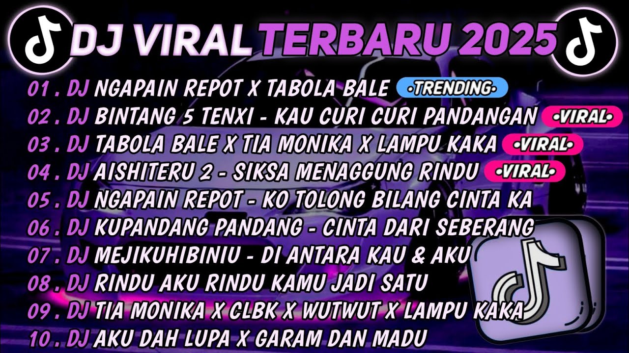 DJ TIKTOK TERBARU 2025🎵DJ NGAPAIN REPOT X TABOLA BALE🎵DJ BINTANG 5 TENXI - KAU CURI CURI PANDANGAN 