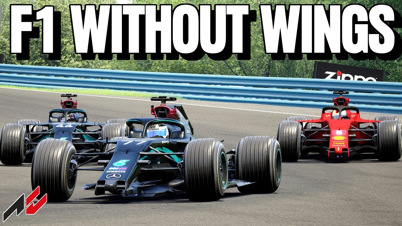 Что, если бы Формула-1 убрала крылья? — Assetto Corsa