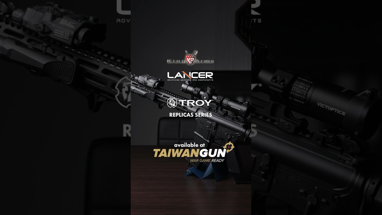 Fully licensed Lancer Systems and Troy Industries Airsoft Replicas showcase! #shorts #airsoft