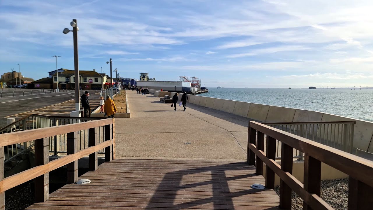 Southsea Coastal Scheme - Frontage one is finished and open!