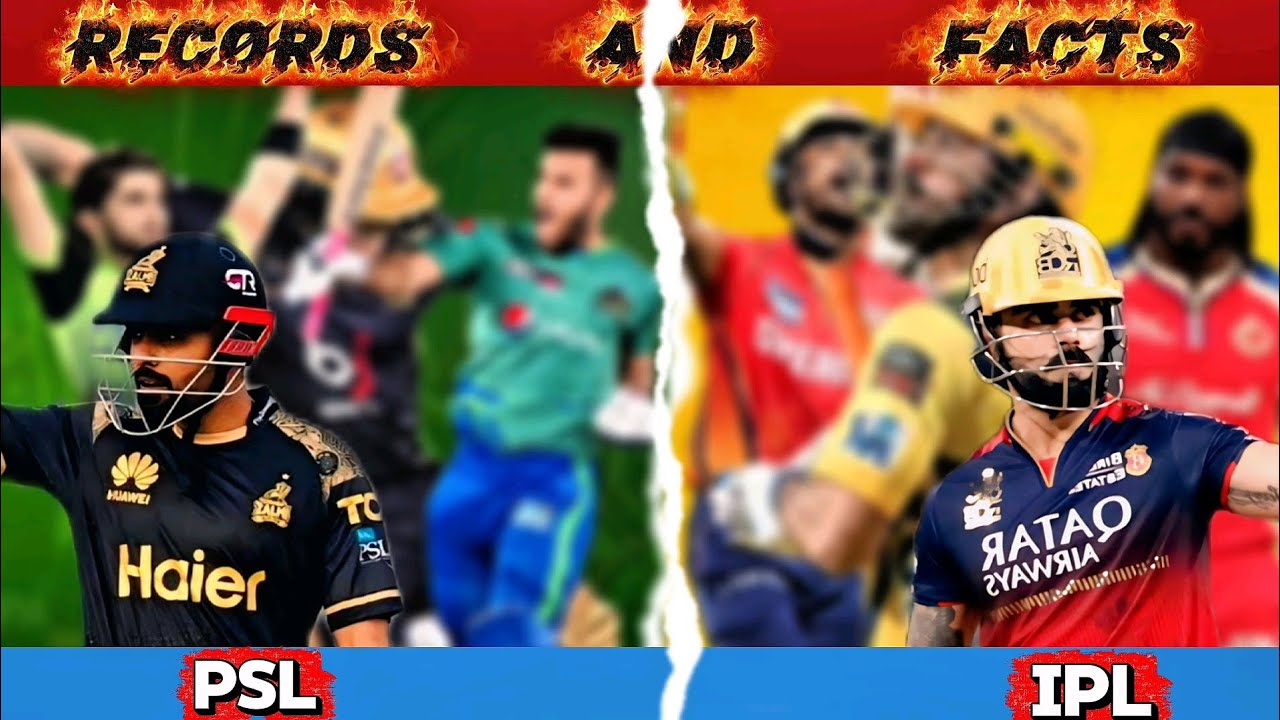 IPL & PSL Records You Didn&rsquo;t Know 😱  Facts, Numbers & History #cricket #psl  #ipl 