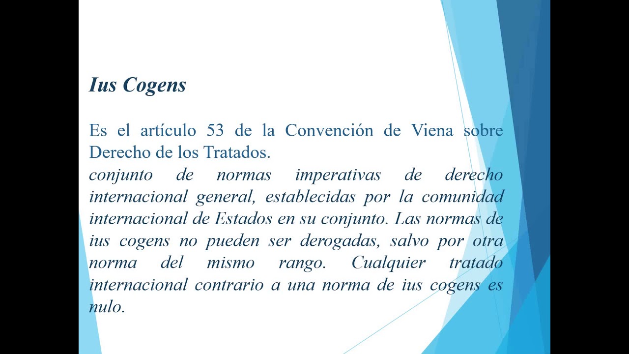 Tratados Internacionales (Parte I) | Fuentes del Derecho Internacional Público