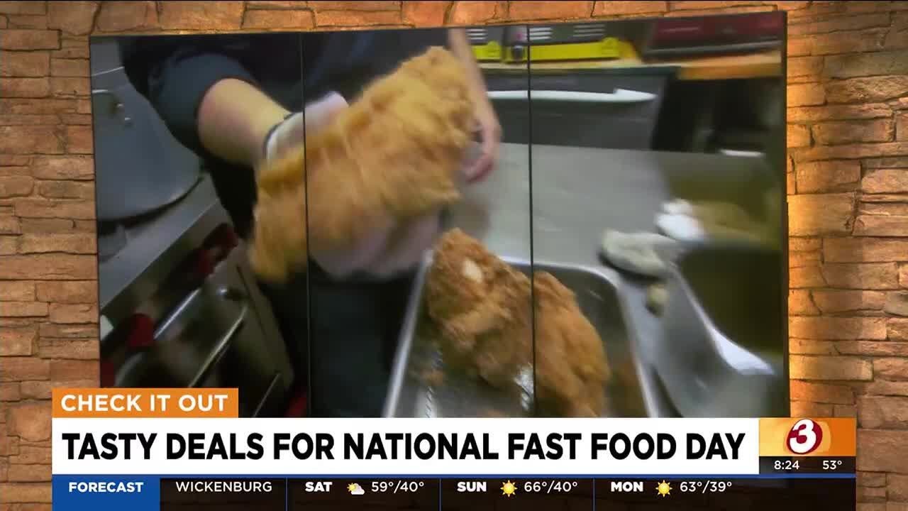 Tasty deals for National Fast Food Day