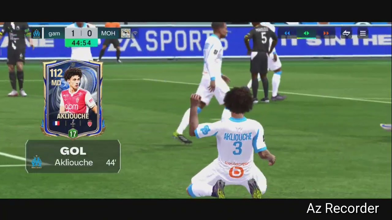 FC Mobile⚽: Inter de Milán⚫⚪ VS Olympique de Marsella⚪🔵Division Rivals🤝El rival de desconecta📵🔇🙆🏻‍♂️