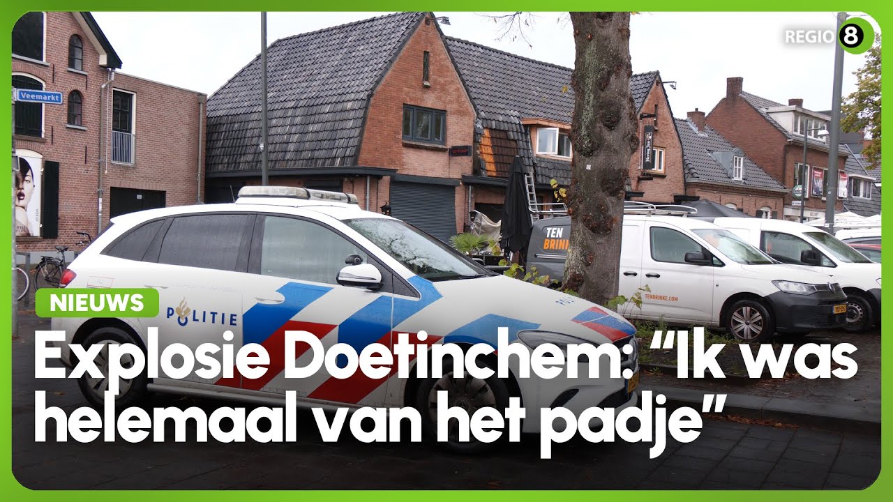 Geschrokken reacties na explosie bij coffeeshop Doetinchem: 'Het is niet te bevatten'