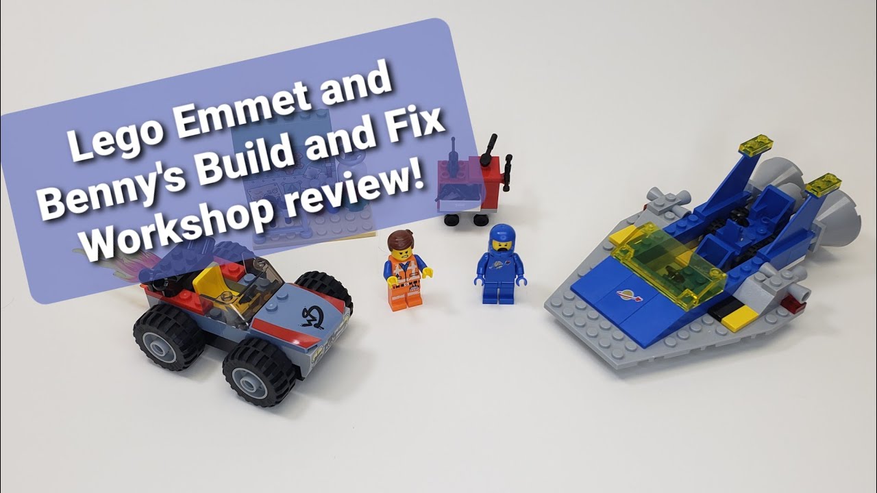 LEGO MOVIE 2 SET REVIEW! Emmet and Benny's 'Build and Fix' Workshop!! Lego set #70821