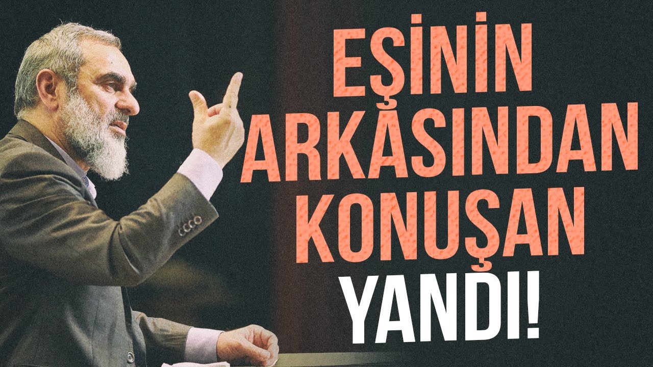 Eşinin arkasından konuşan, yandı. #nureddinyıldız