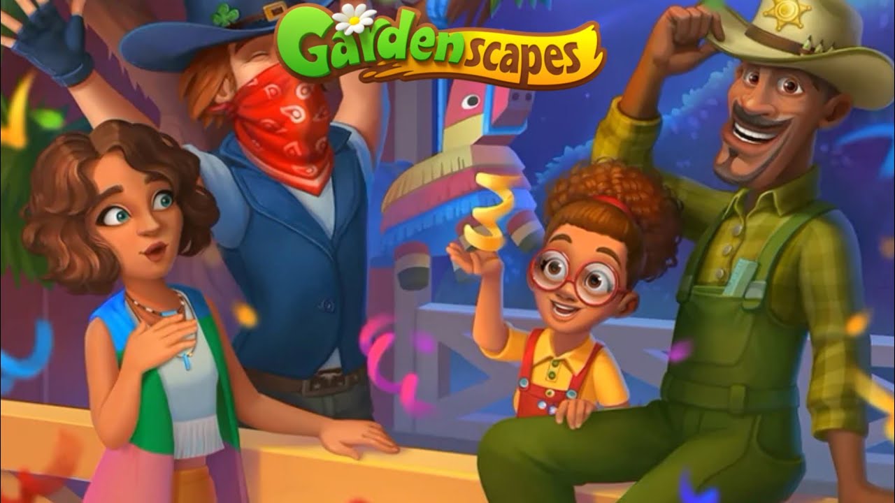 Gardenscapes - Wild West Unlocked - Day 1