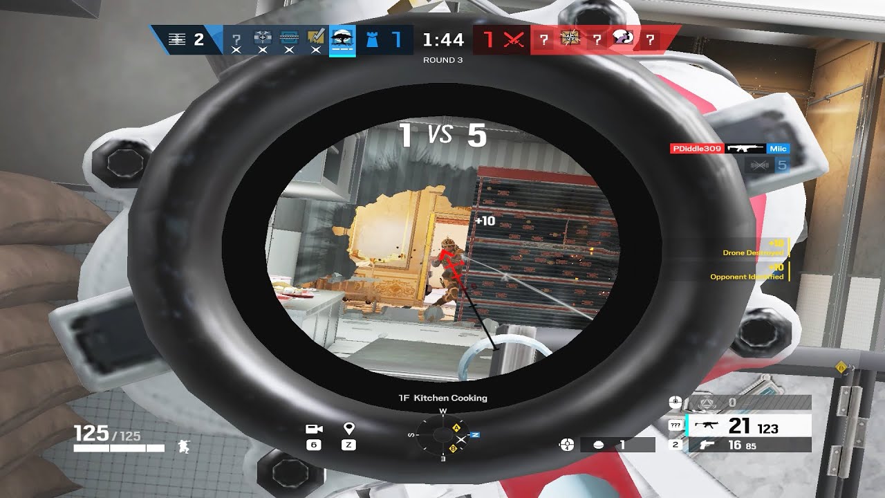 CRAZY MELUSI ACOG 1v5 CLUTCH ACE - Rainbow Six Siege