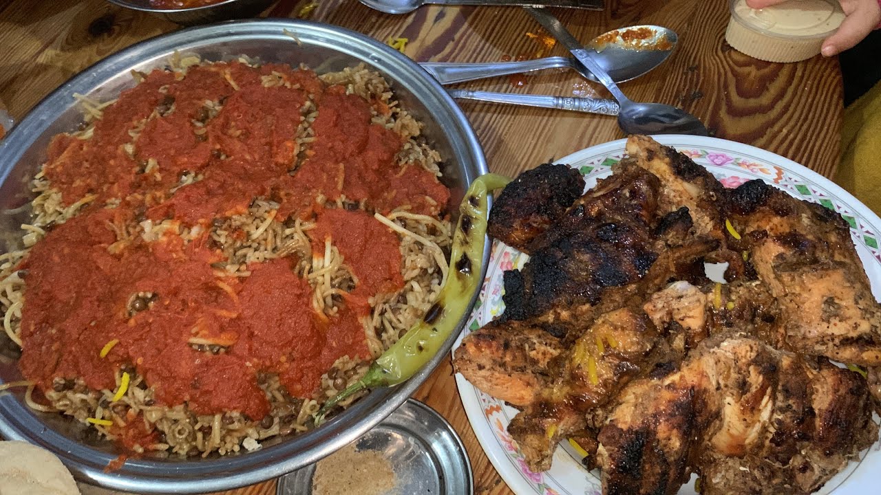 طريقة عمل الكشري في حله واحده  حاجه كدا 🌝🌺🌺🌺🌺🌺🌺