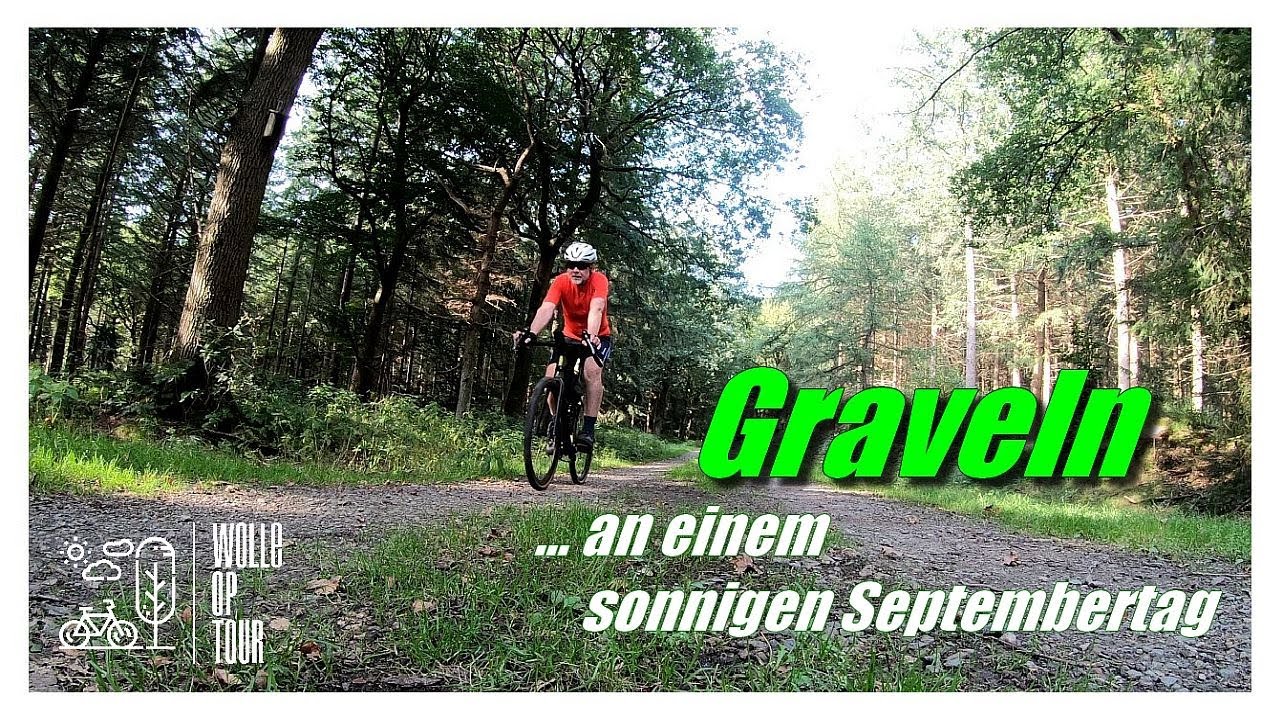 Graveln an einem sonnigen Septembertag