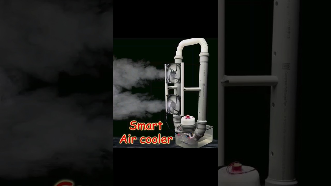 DIY AIR COOLER#airconditioner / DIY table fan cooling Idea TD made