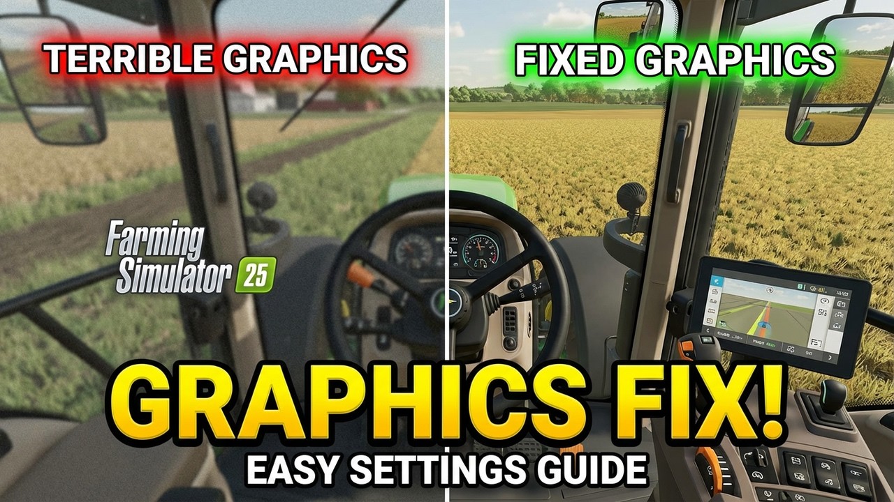Farming Simulator 25: почему графика такая ужасная?