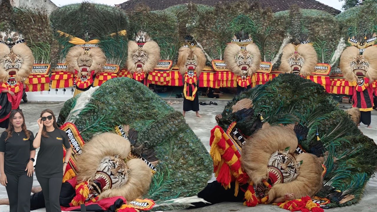 SPEKTAKULER ‼️ ATRAKSI HEBAT 10 PEMBARONG KONDANG REOG PONOROGO GEGERKAN HOS COKROAMINOTO