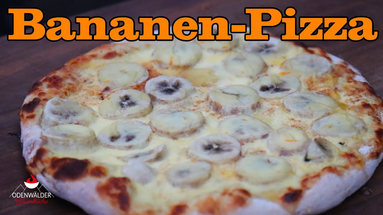 Süße Bananen Pizza - Sowas hast Du nicht gesehen