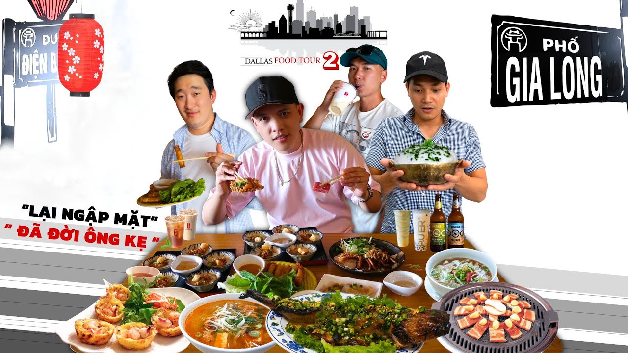 Thiên Đường Ẩm Thực của chúng tôi | DALLAS Food Tour 2024 (đưa các Thần Ăn đi Food Tour)