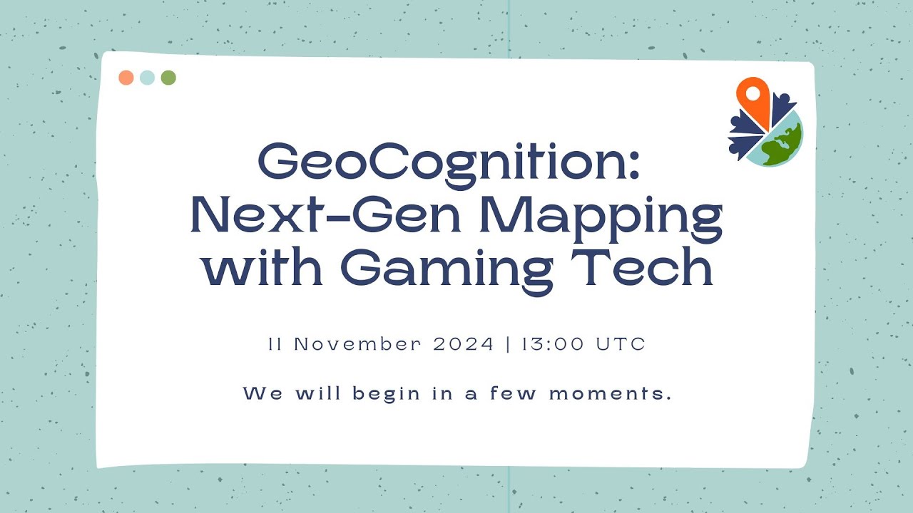 GeoCognition: Next-Gen Mapping with Gaming Tech