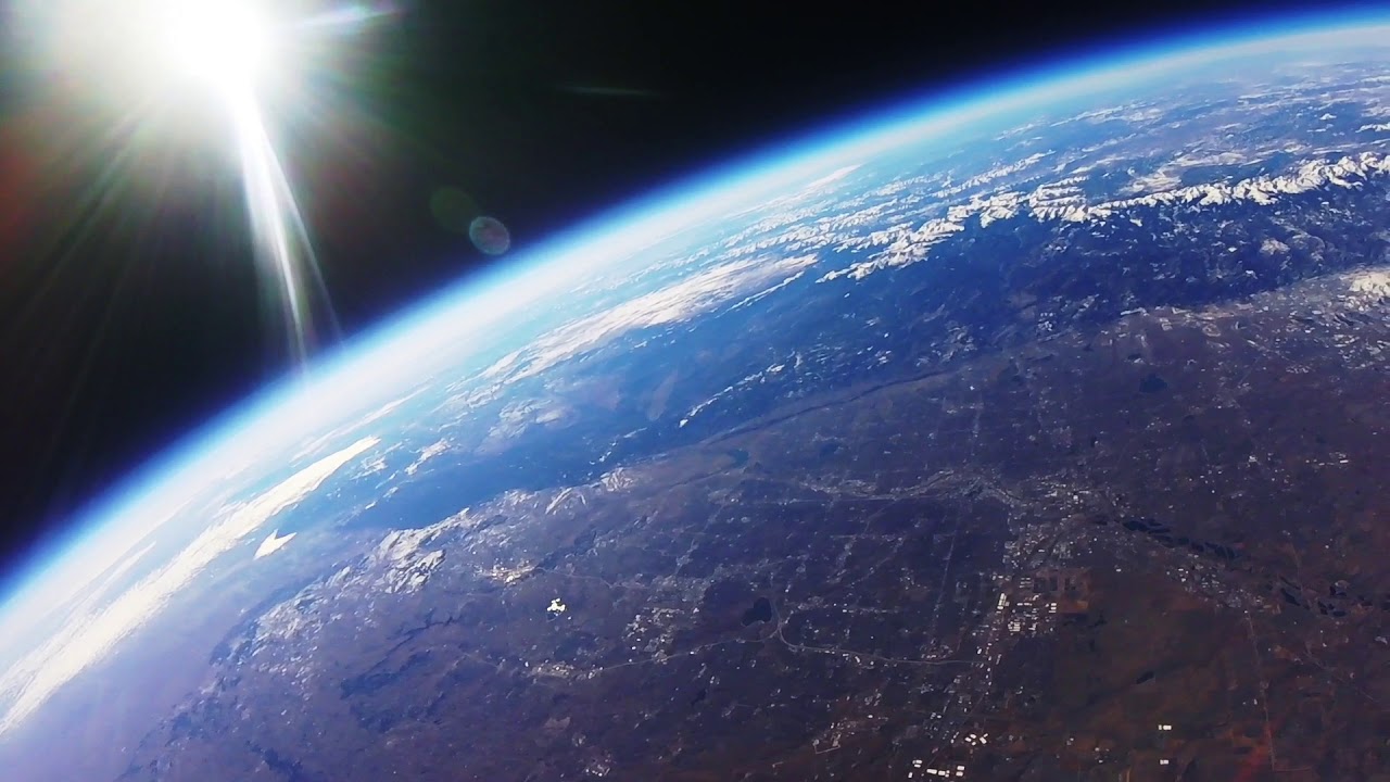 Weather Balloon Over The Rockies