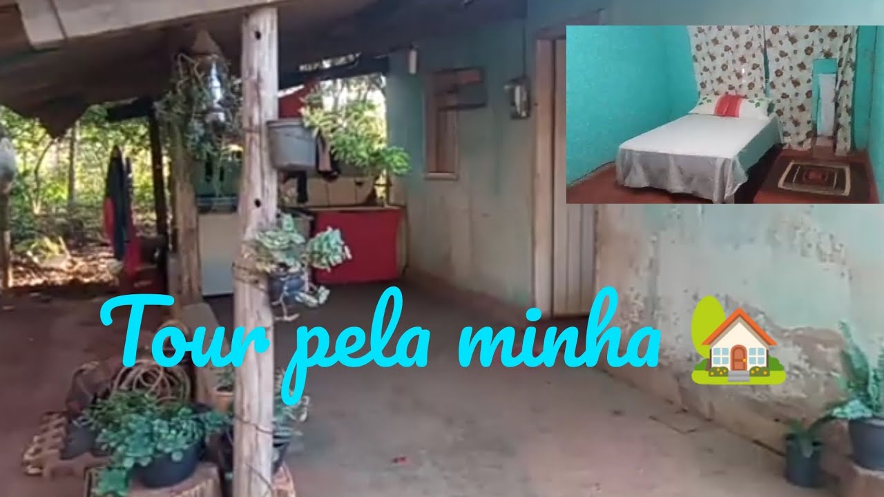 tour da minha humilde casa. morando na roça❤ casinha simples