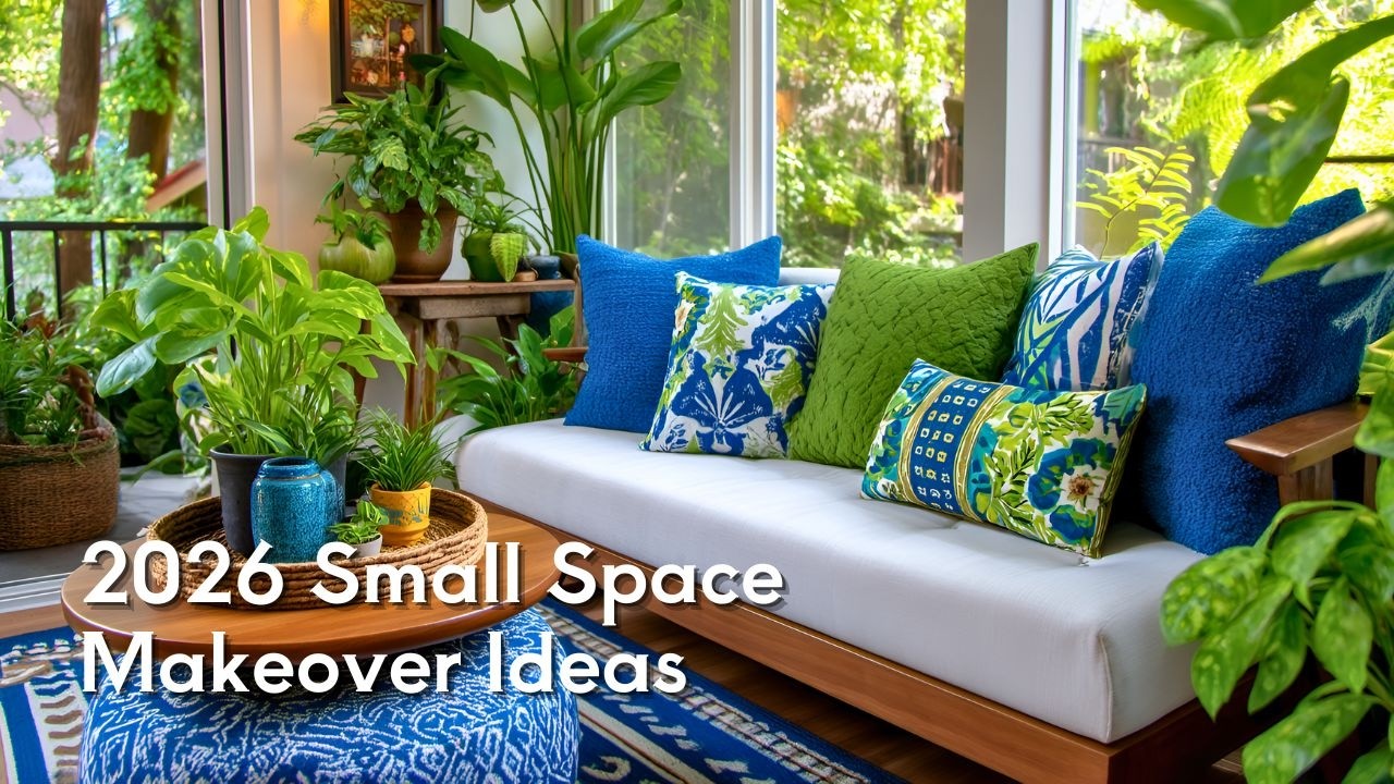2026 Small Space Makeover Ideas | Smart Interior Design Tricks to Transform Tiny Homes