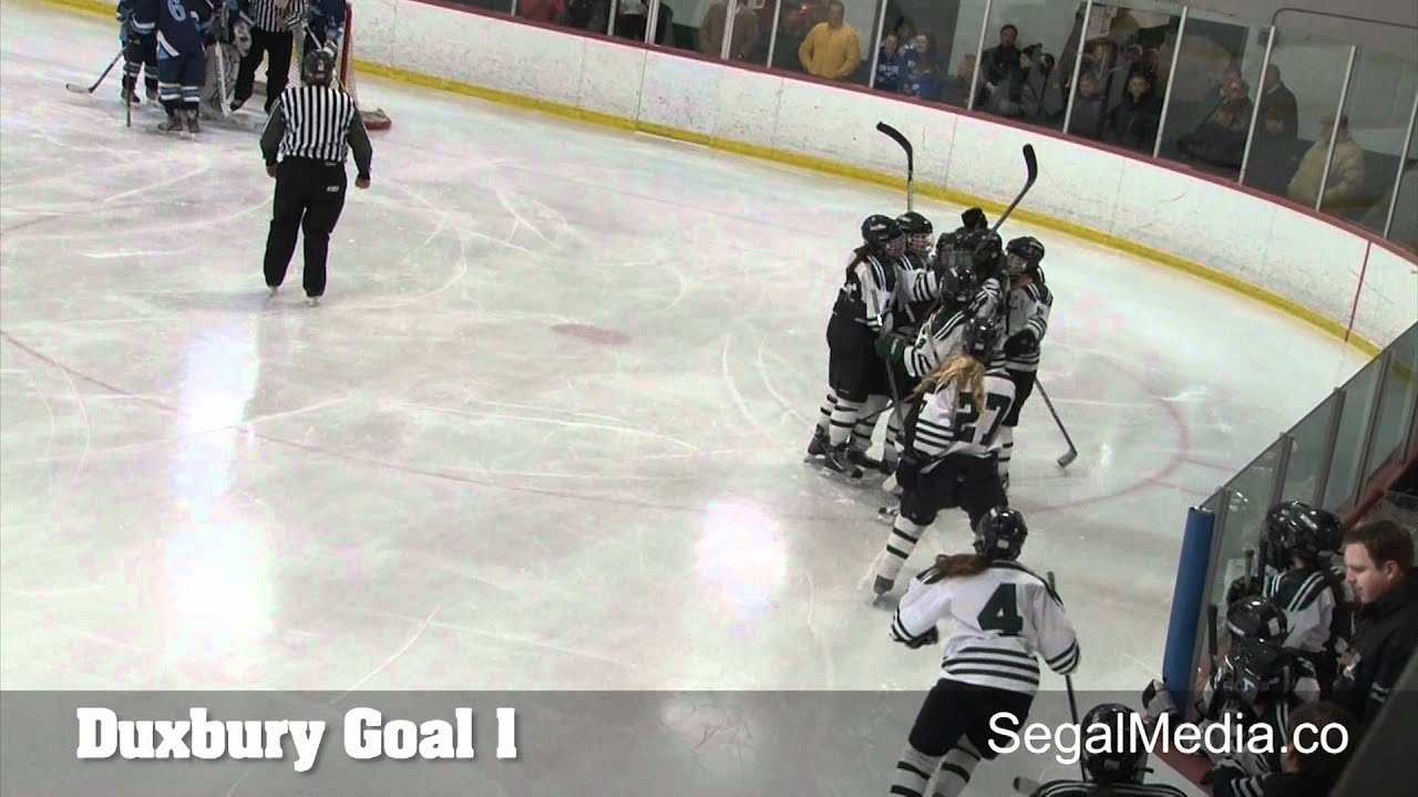 Duxbury High School Girl's Ice Hockey vs Sandwich, March 5th, 2012