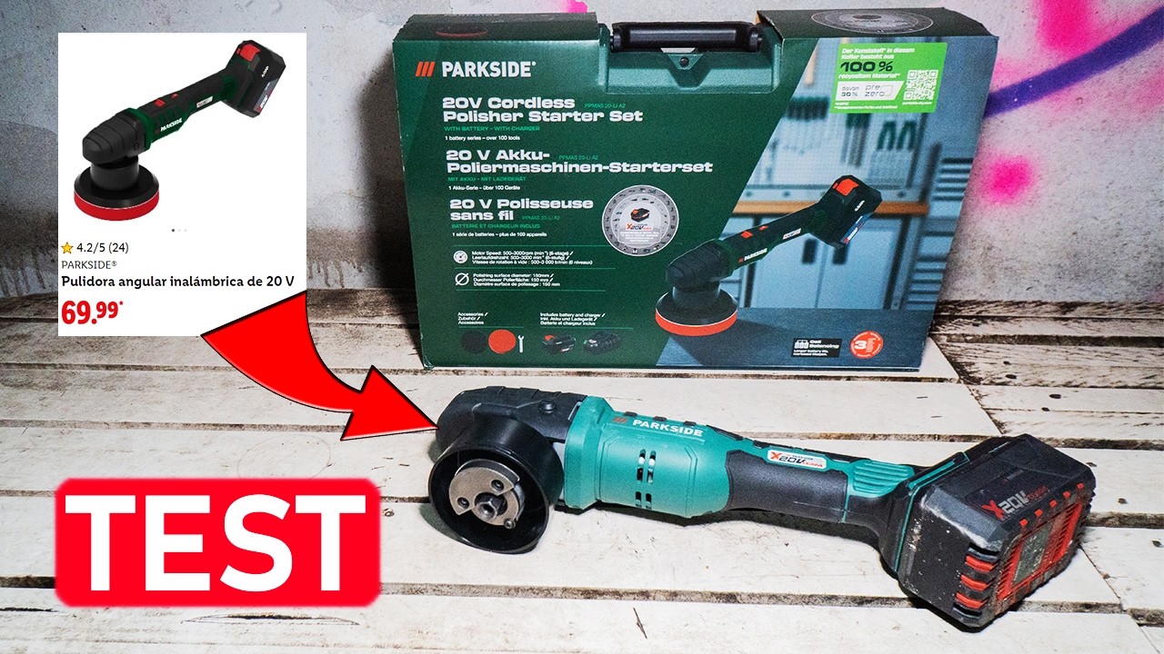Parkside 20V Polisher 🔧 Unboxing & Test PPMAS 20-Li A2 | Is It Worth It? Lidl Tools
