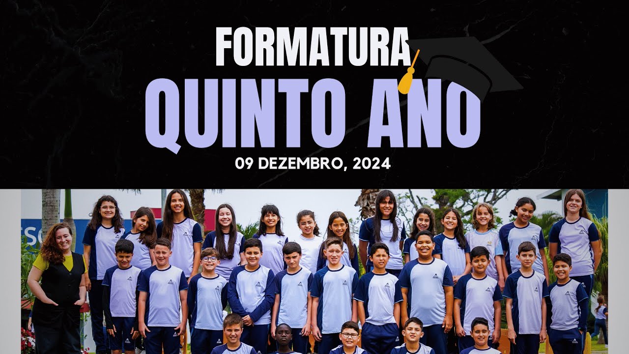 FORMATURA QUINTO ANO