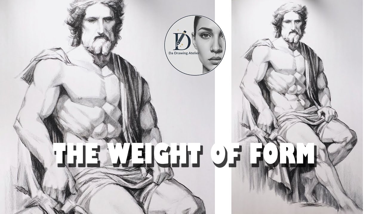 The Logic of Strength: Drawing Heroic Anatomy in Charcoal | 力量的逻辑：木炭写实中英雄人体肌肉的解剖解析