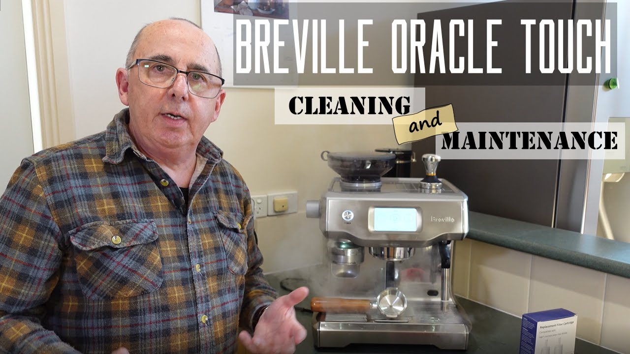 Чистка и обслуживание сенсорных панелей Breville Oracle