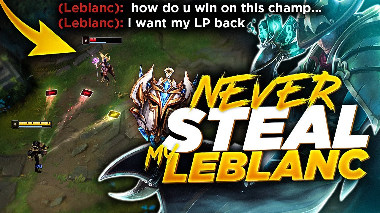 Showing challenger players why they should never take Leblanc from me. Popping off with Twisted Fate