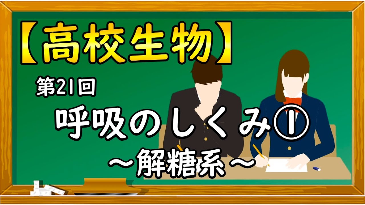 高校生物【第21回 呼吸のしくみ①〜解糖系〜】オンラインで高校授業