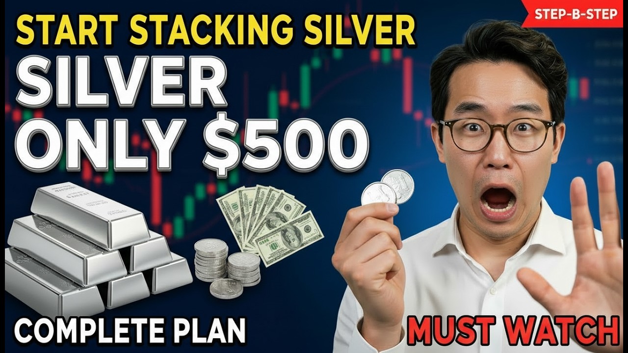 How I&rsquo;d Start Stacking Silver TODAY With Only $500 (Complete Plan)