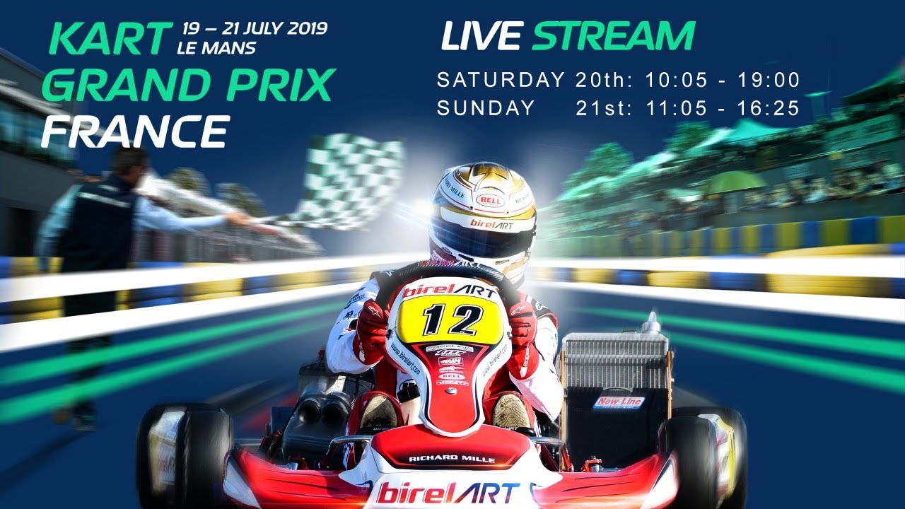 FIA Karting European Championship 2019 OK / Junior Round 4  Le Mans Sunday