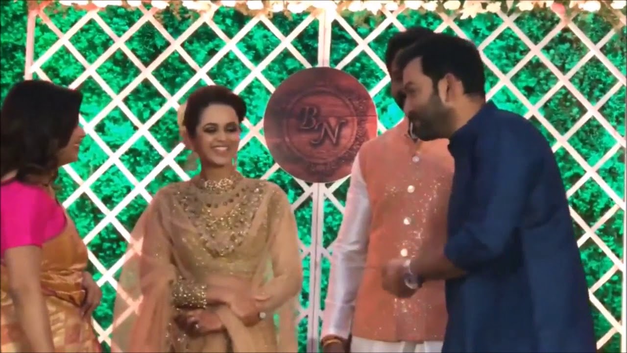 Prithviraj & Supriya at Bhavana Wedding Reception