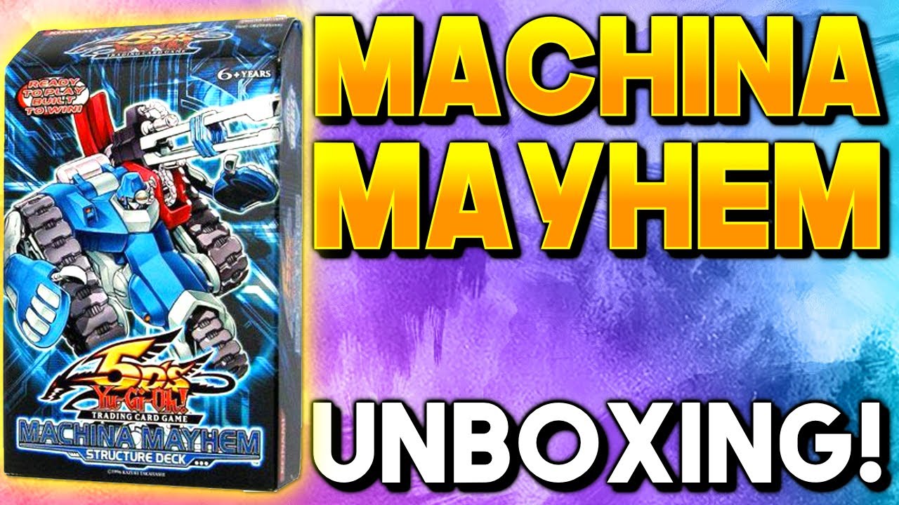 Yu-Gi-Oh! MACHINA MAYHEM | Structure Deck Unboxing