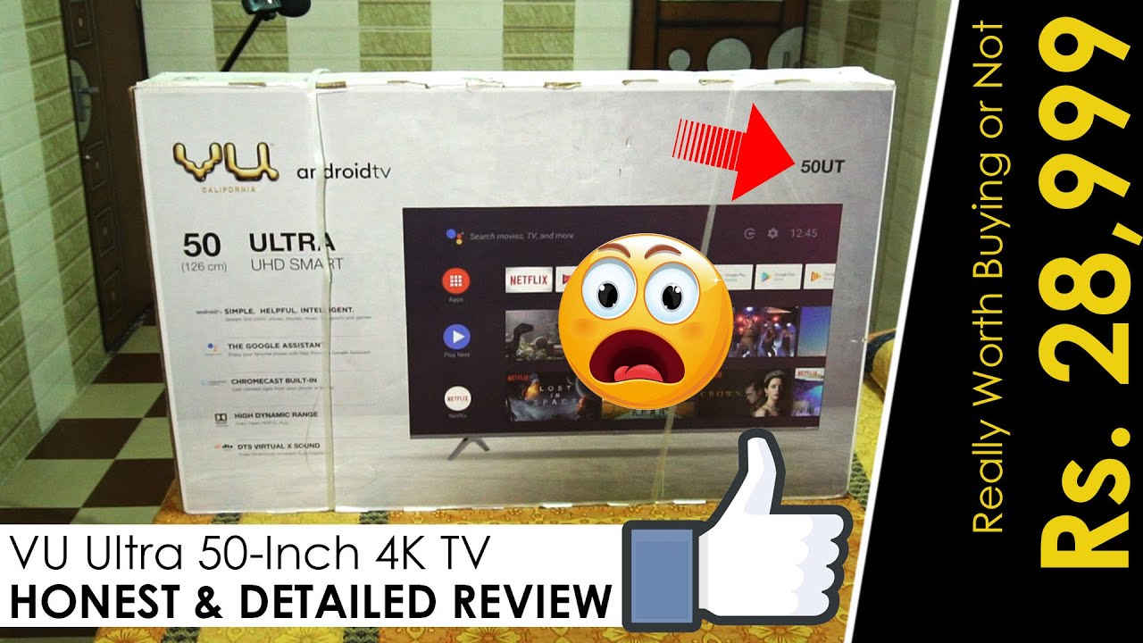 VU Ultra 50-Inch UHD Smart TV Review after 3 Weeks of Usage | Really Best?