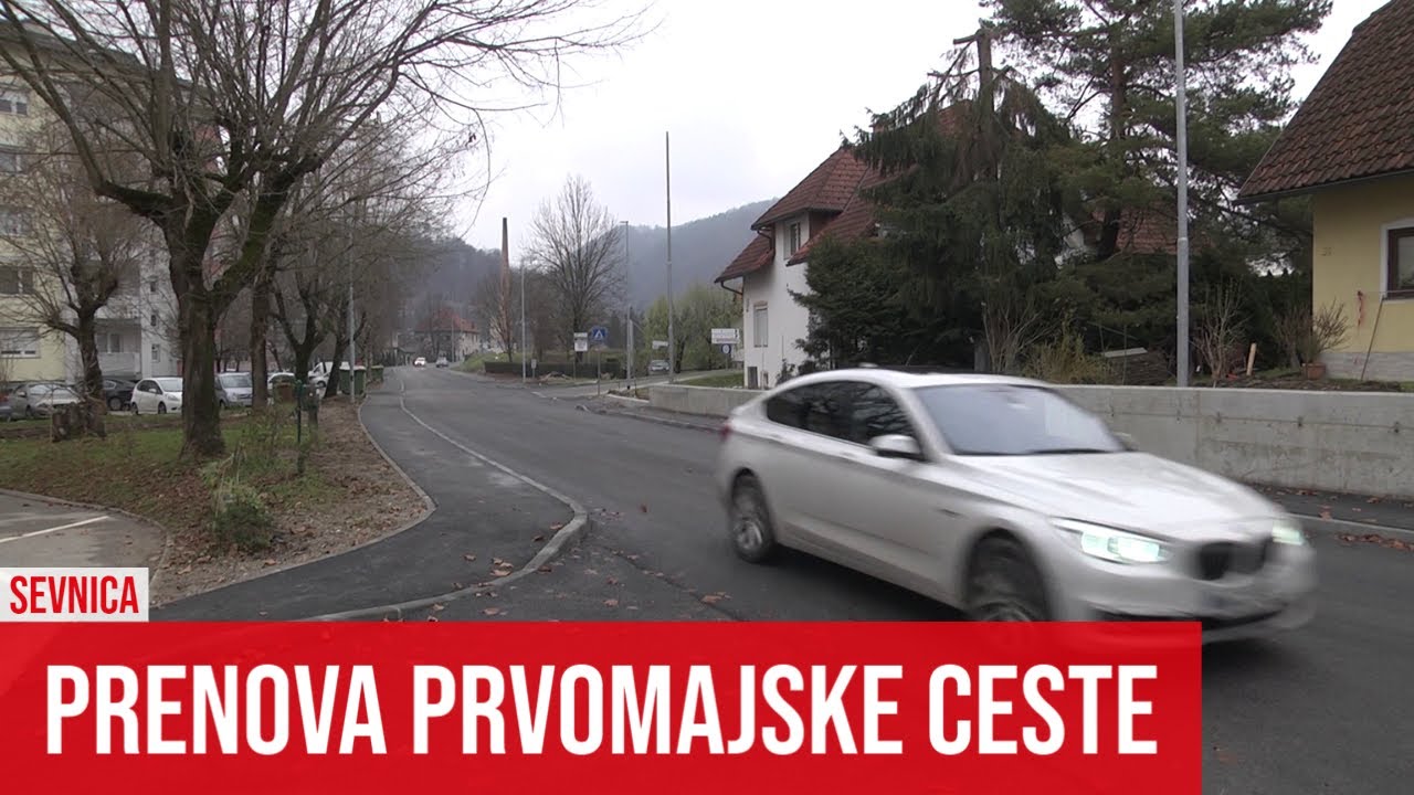 SEVNICA: Prvomajska cesta v novi podobi