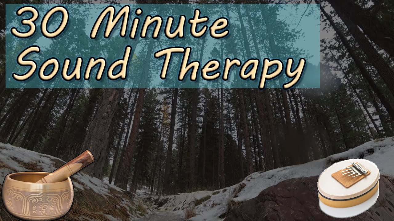 30 Minute Sound Therapy Session| Singing Bowls/Sansula