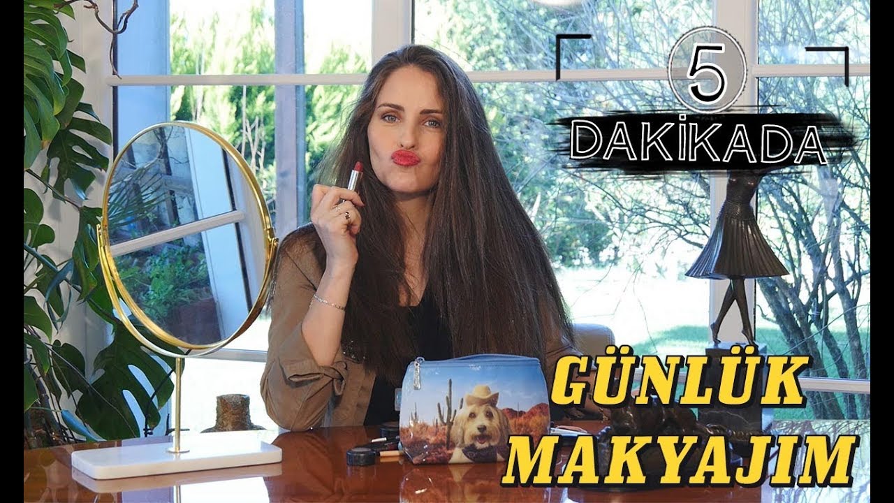 Aslı Tandoğan I Günlük Makyajım I 5 Dakikada Hızlı Makyaj!