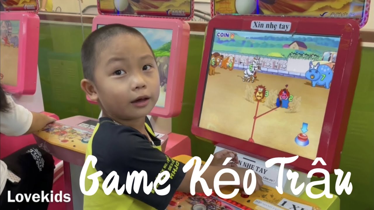 Lovekids | Chơi Game Kéo Trâu, Bò..., Ăn Thẻ | Trò Chơi Thẻ Trong Siêu Thị Vui Nhộn Cùng Bé Nhật Duy