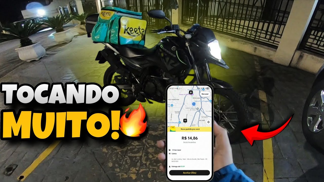 ENTREGAS NA MADRUGADA (00H ÀS 3H) — QUANTO FIZ NA KEETA? 🌙💰