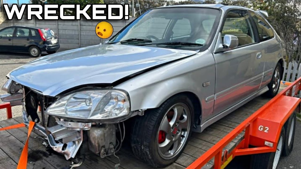 Моя девушка купила РАЗБИТУЮ Honda Vtec Coupe (B16): Что происходит? 🫣