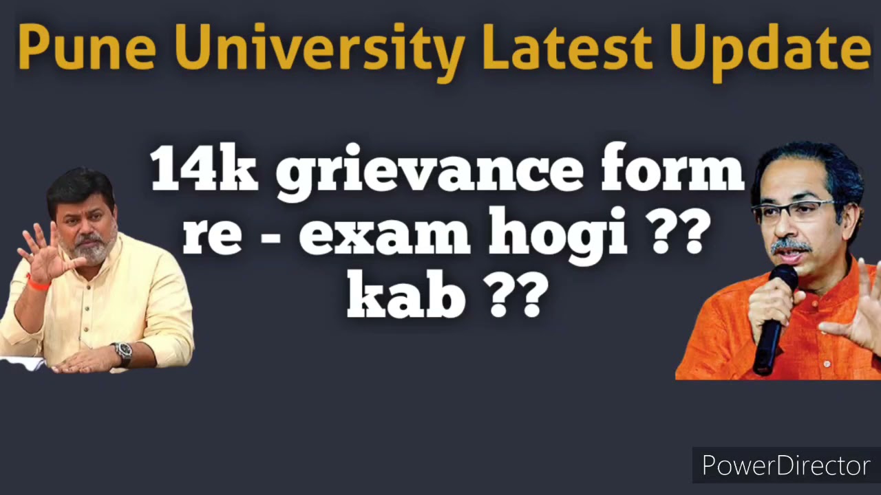 Pune University Latest Update- Sppu update  re - exams , 14k grievance form filled?? re - exam date