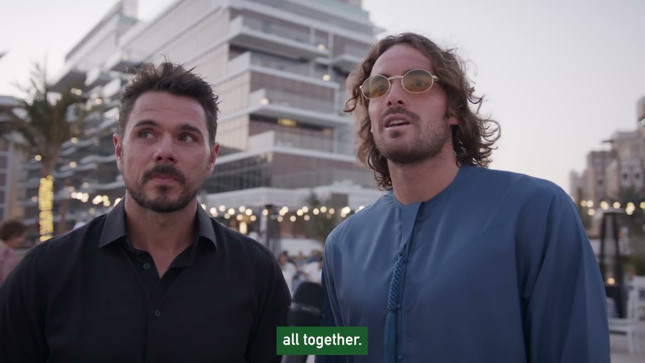 Stefanos Tsitsipas and Stan Wawrinka experience Ramadan hospitality in Dubai