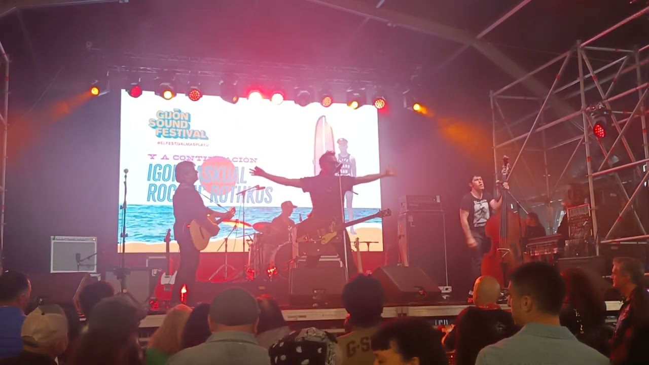 Igor Paskual His Rockin Rothkos -24.000 Baci (Adriano Celentano Cover) Gijón Sound Festival 06/04/25